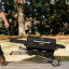 Masterbuilt Portable Charcoal Grill Cart steps to fold/unfold