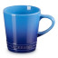 Le Creuset Stoneware V Mug, 180ml - Azure Blue angle