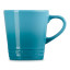 Le Creuset Stoneware V Mug, 180ml - Caribbean angle