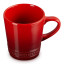 Le Creuset Stoneware V Mug, 180ml - Cerise