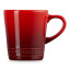 Le Creuset Stoneware V Mug, 100ml - Cerise angle
