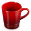 Le Creuset Stoneware V Mug, 330ml - Cerise
