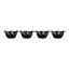 Le Creuset Gourmet Matte Black Collection Cast Iron Mini Cocottes, Set of 4