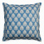 Thread Office Blue Barx Kawaii Scatter Cushion with Feather Blend Inner, 60cm x 60cm