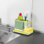 Joseph Joseph Sink Caddy - Green next to the sink