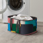Joseph Joseph Hold-All Jonathan Lawes Collapsible Laundry Basket, 35L with laundry