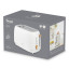 Swan Fjord Electronic 2-Slice Toaster, 800W - White packaging