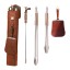Donkey Long Tong Jack Sack Leather Carry Bag Braai Set
