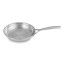 Le Creuset 3 Ply Stainless Steel Uncoated Frying Pan, 20cm angle