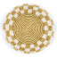Gone Rural Large Nesting Basket - White angle