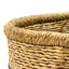 Gone Rural Celiwe Plaited Planter - Black detail