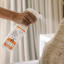 GoodBasics Probiotic Odour Remover, 500ml sprayed on a scatter cushion