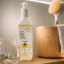 GoodBasics Probiotic Dish Soap, 500ml next to glasses
