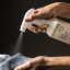 GoodBasics Probiotic Stain Remover, 500ml sprayed on a jersey 