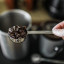Creative Cooking Coffee Tablespoon Scoop, 15ml with coffee beans