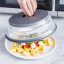 Creative Cooking Microwave Food Cover on a plate of food