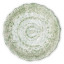 Humble & Mash Printed Splatter Ceramic Platter - Green top view
