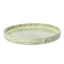 Humble & Mash Printed Green Splatter Ceramic Platter side view