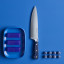 Wusthof Classic Colours Wild Blueberry Chef's Knife, 20cm with blueberries