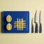 Wusthof Classic Colours Wild Blueberry Chef's Knife, 16cm with lemons