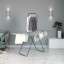 Colombo Titano Clothes Dryer, 20m + 10m with clothes in. the living room