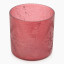 Thread Office Oxblood Red Distressed Glass Wreath Candle Holder
