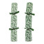 Holly & Ivy Boutique Exclusive Green Coral Crackers, Pack of 6 angle
