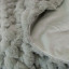 Linen House Arctic Snug Fur Throw, 150cm x 200cm - Mint Leaf detail