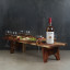 LK's Fold Away Grazing Board with snacks and wine