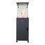Alva Short Stand Gas Fire Pit Log Heater angle