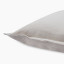 Thread Office Silver Grey Paolo Scatter Cushion with Feather Inner, 50cm x 50cm close up