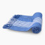 Thread Office Blue Stripe Throw, 140cm x 180cm