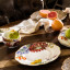 Jenna Clifford Wild Bloom Nibble Bowls, Set of 2 on the table