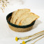 Gone Rural Bread Basket, 18cm - Smoke & Forest with bread