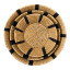 Gone Rural Smoke & Black Nesting Basket - Large showing scale with other sizes