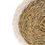 Gone Rural Trim Coasters, Set of 4 - Smoke & White detail