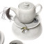 JAN Ashes & Olive Side Plates, Set of 4 - Ash grey lifestyle