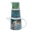 Olivia Princess Porcelain Sugar Pot, 300ml detail with a teapot and creamer