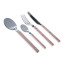 Olivia Princess Stainless Steel Cutlery Set, 16-Piece - Pink
