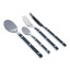 Olivia Princess Stainless Steel Cutlery Set, 16-Piece - Dark Blue