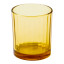 Olivia Princess Lead-Free Crystal Tumblers, Set of 4 - Amber angle