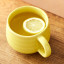 Jamie Oliver Big Love Stoneware Cosy Cuppa Mug, 375ml - Yellow with lemon water