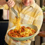 Jamie Oliver Big Love Stoneware Serving Bowl, 39cm with food