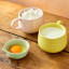 Jamie Oliver Big Love Stoneware Pinch-Me Pots, Set of 3 with an egg