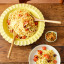 Jamie Oliver Big Love Stoneware Super Server, 34cm with food