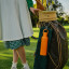 Fieldbar Signature Shades Collection Field Bottle, 750ml - Orchard Orange  on a golf bag