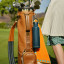 Fieldbar Signature Shades Collection Field Bottle, 750ml - Sea Boat Blue on a golf bag