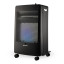 Taurus Steel Black Blue Flame Gas Heater, 3.8kW angle