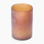 Thread Office Brown Frosted Raw Edge Candle Holder - Large