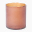 Thread Office Brown Frosted Raw Edge Candle Holder - Small
